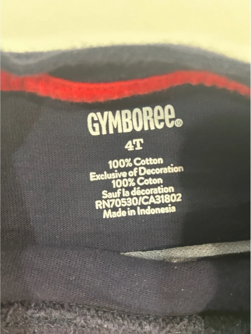 Gymboree 4T Kids Navy Blue Cotton ChristmasL/S with Santasaurus Dinosaur